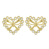 LADIES PENDANT WITH CHAIN 0.13CT ROUND DIAMOND 10K YELLOW GOLD