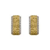 LADIES EARRINGS 0.33CT ROUND DIAMOND 10K YELLOW GOLD