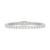LADIES BRACELET 11CT ROUND DIAMOND 14K WHITE GOLD