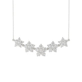 14K WHITE GOLD 2 3/4CT ROUND DIAMOND LADIES NECKLACE