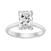 14K WHITE GOLD 2.00CT RADIANT DIAMOND LADIES SOLITAIRE RING