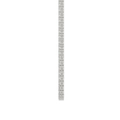 14K WHITE GOLD 10 1/3CT 18" ROUND DIAMOND LADIES TENNIS NECKLACE
