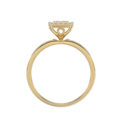 LADIES TRIO SET 1.00CT ROUND DIAMOND 10K YELLOW GOLD