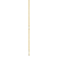 LADIES NECKLACE 0.20CT ROUND DIAMOND 14K YELLOW GOLD