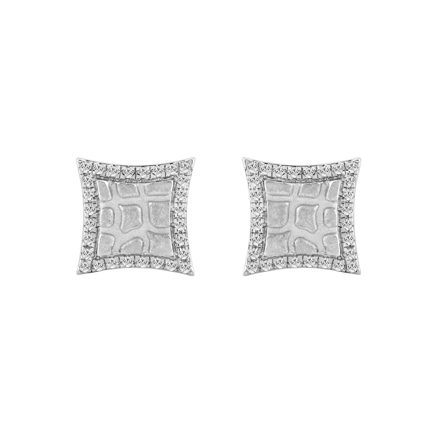 0.25 Ct Round Diamond Earrings For Women In Sterling Silver Stylish Ladies Jewelry Gift
