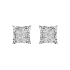 0.25 Ct Round Diamond Earrings For Women In Sterling Silver Stylish Ladies Jewelry Gift