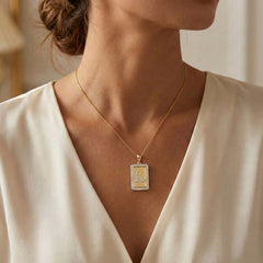 10K Yellow Gold letter 'K' Fashion Pendant With Chain - 0.20 CT Round Diamond Ladies Jewelry Gift