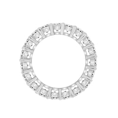 LADIES ETERNITY BAND 4 3/4CT PRINCESS DIAMOND 14K WHITE GOLD
