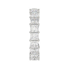 LADIES ETERNITY BAND 4 3/4CT PRINCESS DIAMOND 14K WHITE GOLD