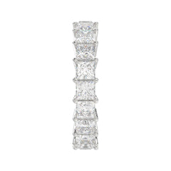 LADIES ETERNITY BAND 4 3/4CT PRINCESS DIAMOND 14K WHITE GOLD