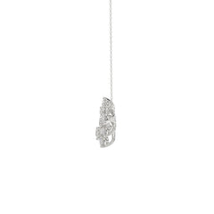14K WHITE GOLD 2 3/4CT ROUND DIAMOND LADIES NECKLACE