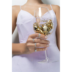 LADIES RING 2CT ROUND/EMERALD DIAMOND 14K YELLOW GOLD (CENTER STONE EMERALD DIAMOND 1 1/2CT )