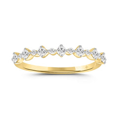 LADIES BRIDAL SET 2 1/2CT ROUND DIAMOND 14K YELLOW GOLD (CENTER STONE PRINCESS DIAMOND 2CT )