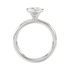 LADIES SOLITAIRE RING 2CT MARQUISE DIAMOND 14K WHITE GOLD (CENTER STONE MARQUISE DIAMOND 2CT )