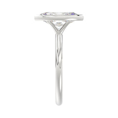 LADIES SOLITAIRE RING 2CT MARQUISE DIAMOND 14K WHITE GOLD (CENTER STONE MARQUISE DIAMOND 2CT )