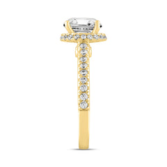 LADIES RING 2 1/2CT ROUND DIAMOND 14K YELLOW GOLD (CENTER STONE ROUND DIAMOND 2CT )