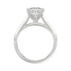 LADIES SOLITAIRE RING 2 1/2CT PRINCESS DIAMOND 14K WHITE GOLD