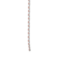 LADIES NECKLACE 15CT ROUND/PEAR/OVAL DIAMOND 14K WHITE/ROSE GOLD 