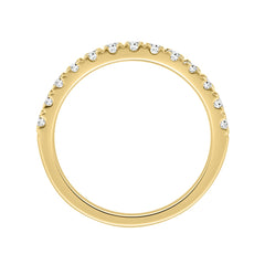 14K YELLOW GOLD 1/2CT ROUND DIAMOND LADIES BAND