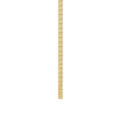 14K YELLOW GOLD 10 1/3CT 18" ROUND DIAMOND LADIES TENNIS NECKLACE