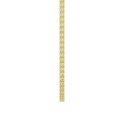 14K YELLOW GOLD 4 3/4CT 18" ROUND DIAMOND LADIES TENNIS NECKLACE