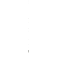 14K WHITE GOLD 2 1/4CT ROUND/OVAL DIAMOND LADIES NECKLACE