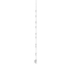 14K WHITE GOLD 2 1/4CT ROUND DIAMOND LADIES NECKLACE