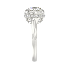 14K WHITE GOLD 2 1/2CT ROUND DIAMOND LADIES RING (CENTER STONE ROUND DIAMOND 2CT)