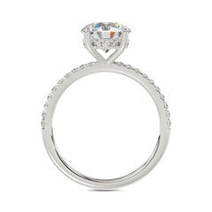 14K WHITE GOLD 1 3/4CT ROUND DIAMOND LADIES RING (CENTER STONE ROUND DIAMOND 1 1/2CT)