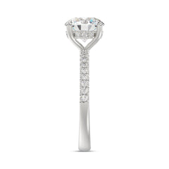14K WHITE GOLD 1 3/4CT ROUND DIAMOND LADIES RING (CENTER STONE ROUND DIAMOND 1 1/2CT)