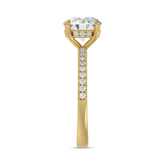 14K YELLOW GOLD 1 3/4CT ROUND DIAMOND LADIES RING (CENTER STONE ROUND DIAMOND 1 1/2CT)