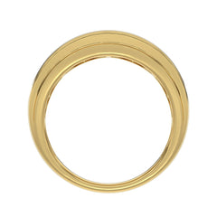 14K YELLOW GOLD 2.00CT ROUND DIAMOND MEN'S BAND