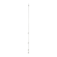 10K WHITE GOLD 1.00CT ROUND DIAMOND LADIES NECKLACE