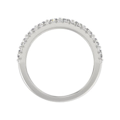 3.00 CT Fashion Band for Ladies Round &amp; Radiant Cut Diamonds 14K White Gold Luxury Band (Color F-G -Clarity VS1/VS2)