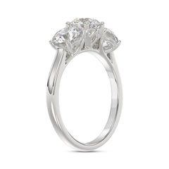 14K WHITE GOLD 2 1/4CT ROUND DIAMOND LADIES RING
