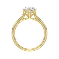 14K YELLOW GOLD 1 1/2CT MARQUISE DIAMOND SOLITAIRE RING
