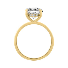 14K YELLOW GOLD 3.00CT ROUND DIAMOND LADIES RING