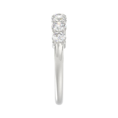 14K WHITE GOLD 1 1/2CT ROUND DIAMOND LADIES BAND
