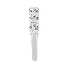 14K WHITE GOLD 2.00CT ROUND DIAMOND LADIES BAND