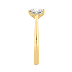 14K YELLOW GOLD 1.00CT RADIANT DIAMOND LADIES SOLITAIRE RING