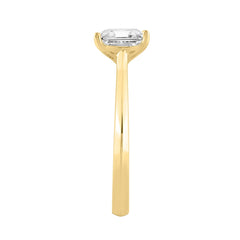 14K YELLOW GOLD 1.00CT RADIANT DIAMOND LADIES SOLITAIRE RING
