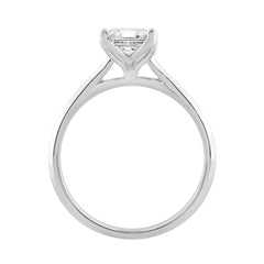 14K WHITE GOLD 2.00CT RADIANT DIAMOND LADIES SOLITAIRE RING