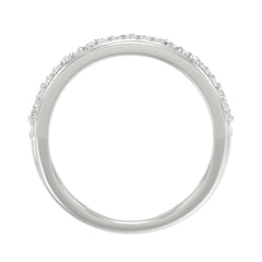 14K White Gold Ladies Fashion Ring with 1.00 CT Round & Marquise Diamonds