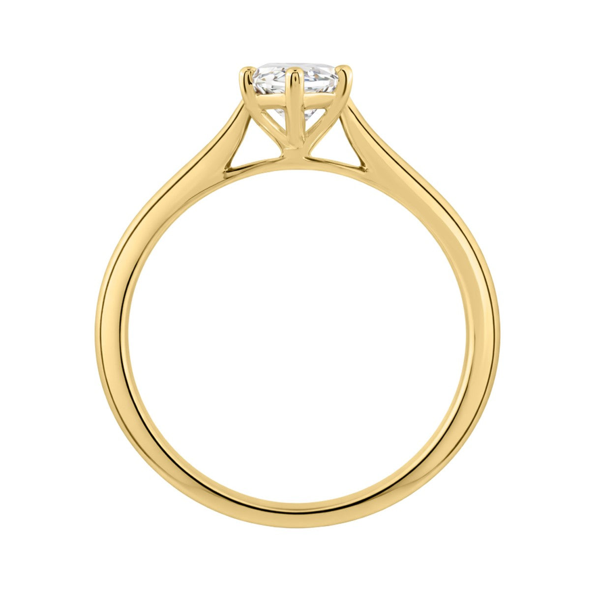 14K YELLOW GOLD 1.00CT MARQUISE DIAMOND LADIES SOLITAIRE RING (CENTER STONE MARQUISE DIAMOND 1CT