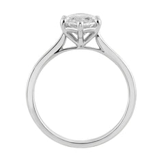 14K WHITE GOLD 2 1/2CT MARQUISE DIAMOND LADIES SOLITAIRE RING (CENTER STONE MARQUISE DIAMOND 2 1/2CT