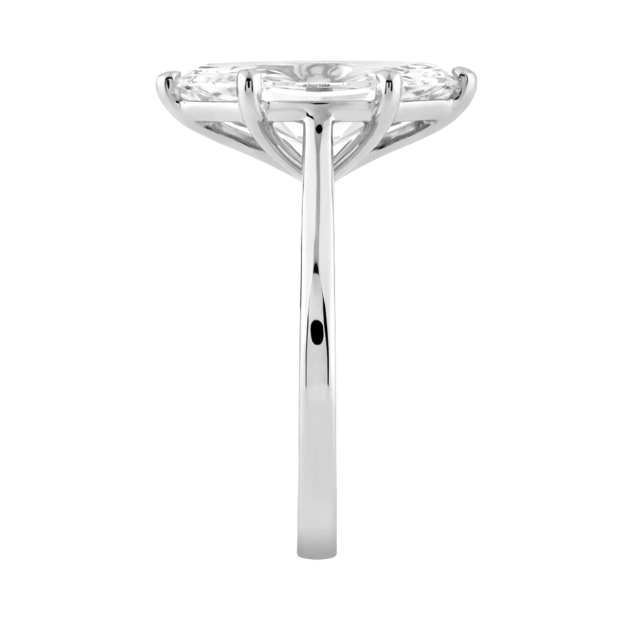 14K WHITE GOLD 3.00CT MARQUISE DIAMOND LADIES SOLITAIRE RING (CENTER STONE MARQUISE DIAMOND 3CT