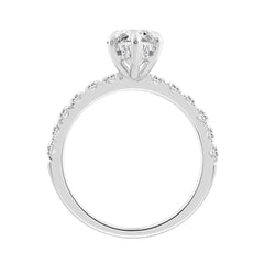14K WHITE GOLD 2 3/4CT MARQUISE DIAMOND LADIES RING (CENTER STONE MARQUISE DIAMOND 2.00CT)