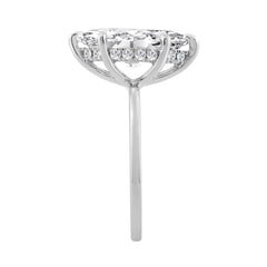 14K WHITE GOLD 3 1/6CT MARQUISE DIAMOND LADIES RING (CENTER STONE MARQUISE DIAMOND 3.00CT)