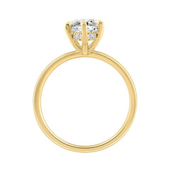 14K YELLOW GOLD 3 1/6CT MARQUISE DIAMOND LADIES RING (CENTER STONE MARQUISE DIAMOND 3.00CT)