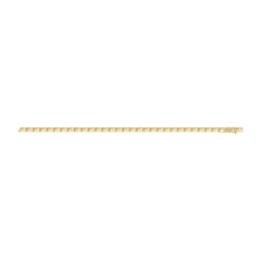 Elegant Pear Shape Diamond Ladies Tennis Bracelet in 14K Yellow Gold 3 1/2CT (Color F-G -Clarity VS1/VS2)